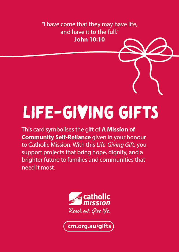 Fr Matthew's Mission of Community Self-Reliance - $120