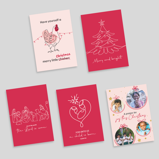 Pack of 5 Christmas Cards